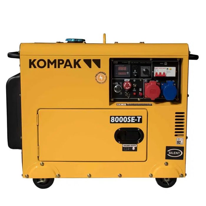 Gerador Kompak 7,5KVA 8000se-T Trifásico / Monofasico