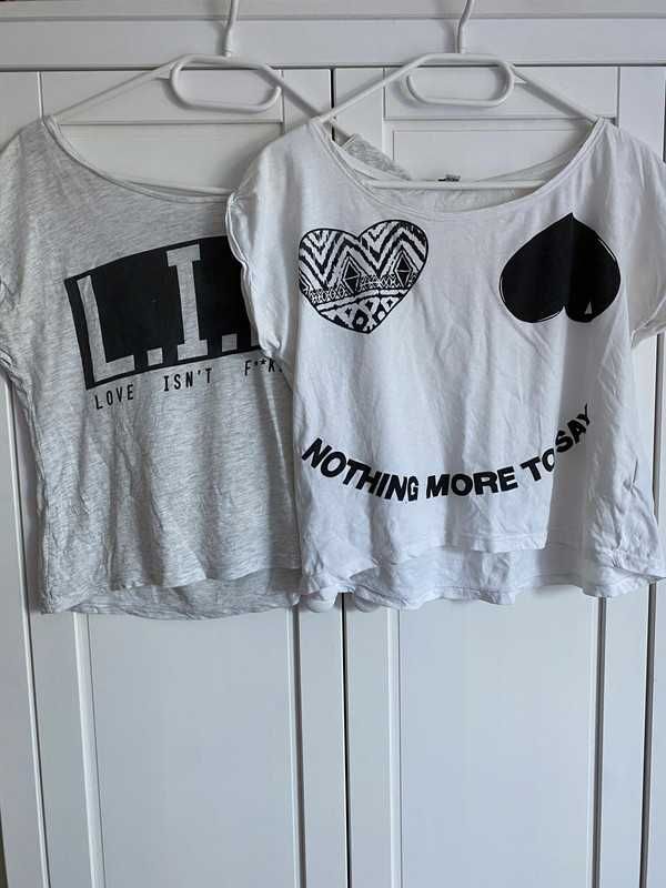 Koszulka crop top 2pak Tally Weijl rozm XS
