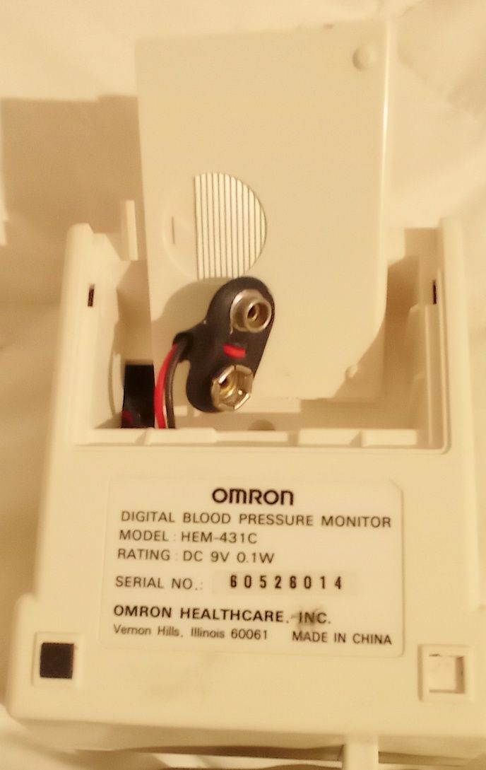 Omron HEM 431C Medidor manual de tensão usado b estado