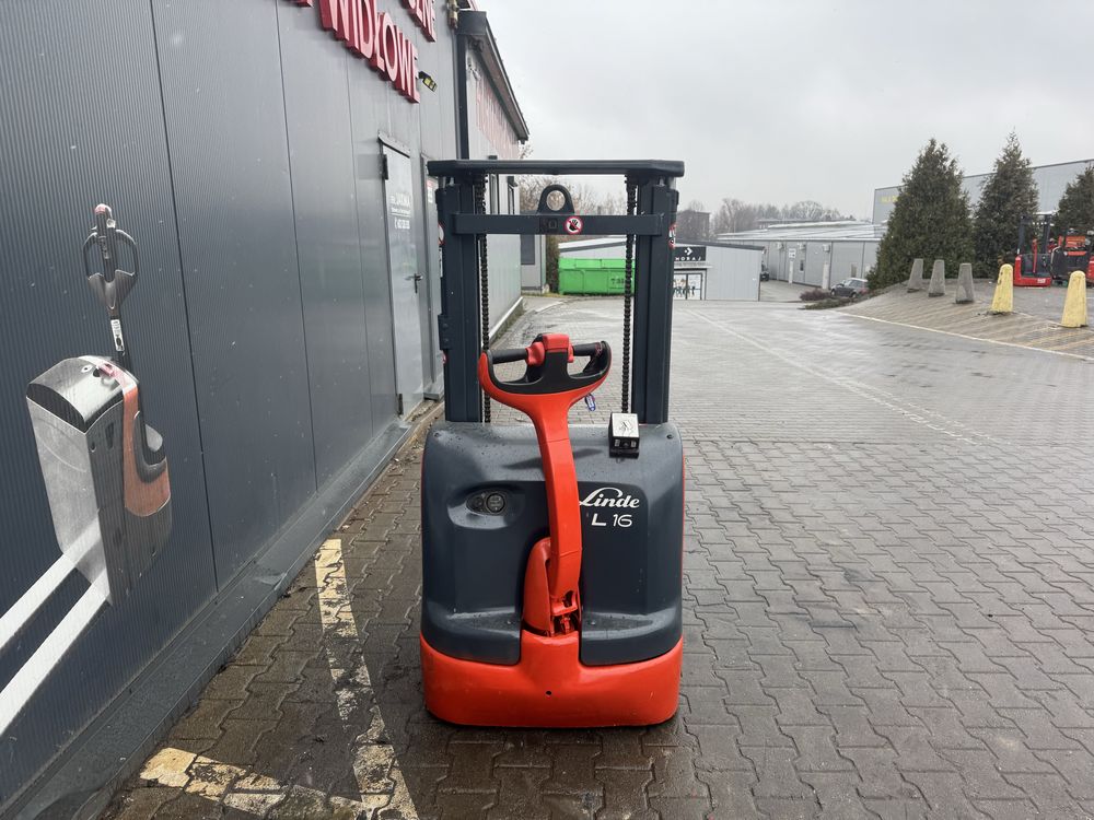 Paleciak elektryczny Linde 1600 kg 240 cm wózek sztaplarka Linde L 16