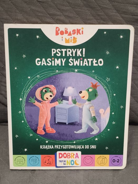 Książka Trefliki "Pstryk gasimy światło" dla dzieci