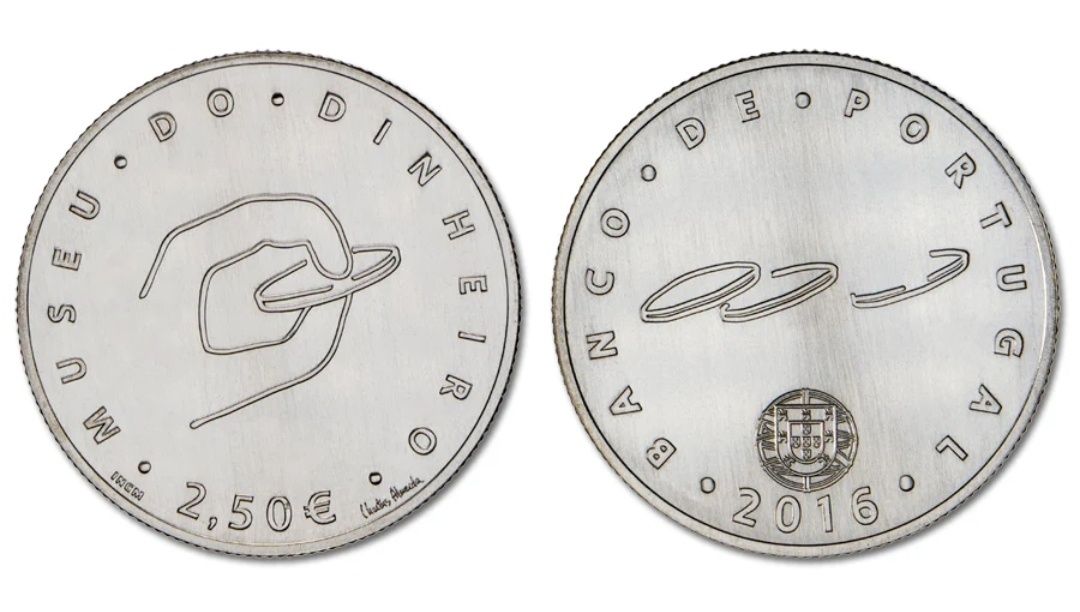 Moedas comemorativas raras portuguesa 2,5€