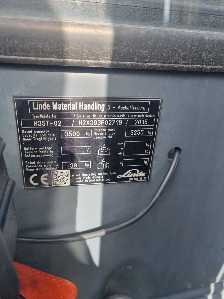Linde H35T Bliźniak Triplex 6.5m  Kabina 4 Sekcje  (h25,h30,h40)