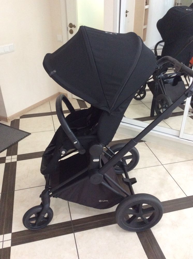 Коляска прогулочная cybex platinum black