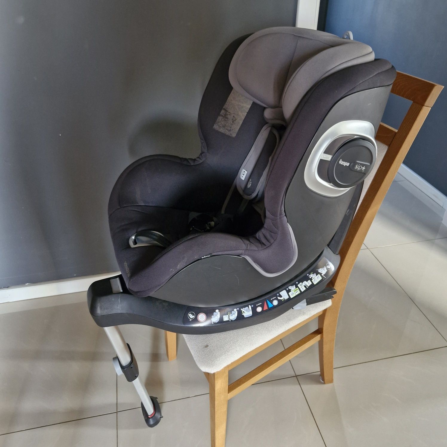 Fotelik samochodowy 0-20kg, izopa sip+ 360 stopni isofix