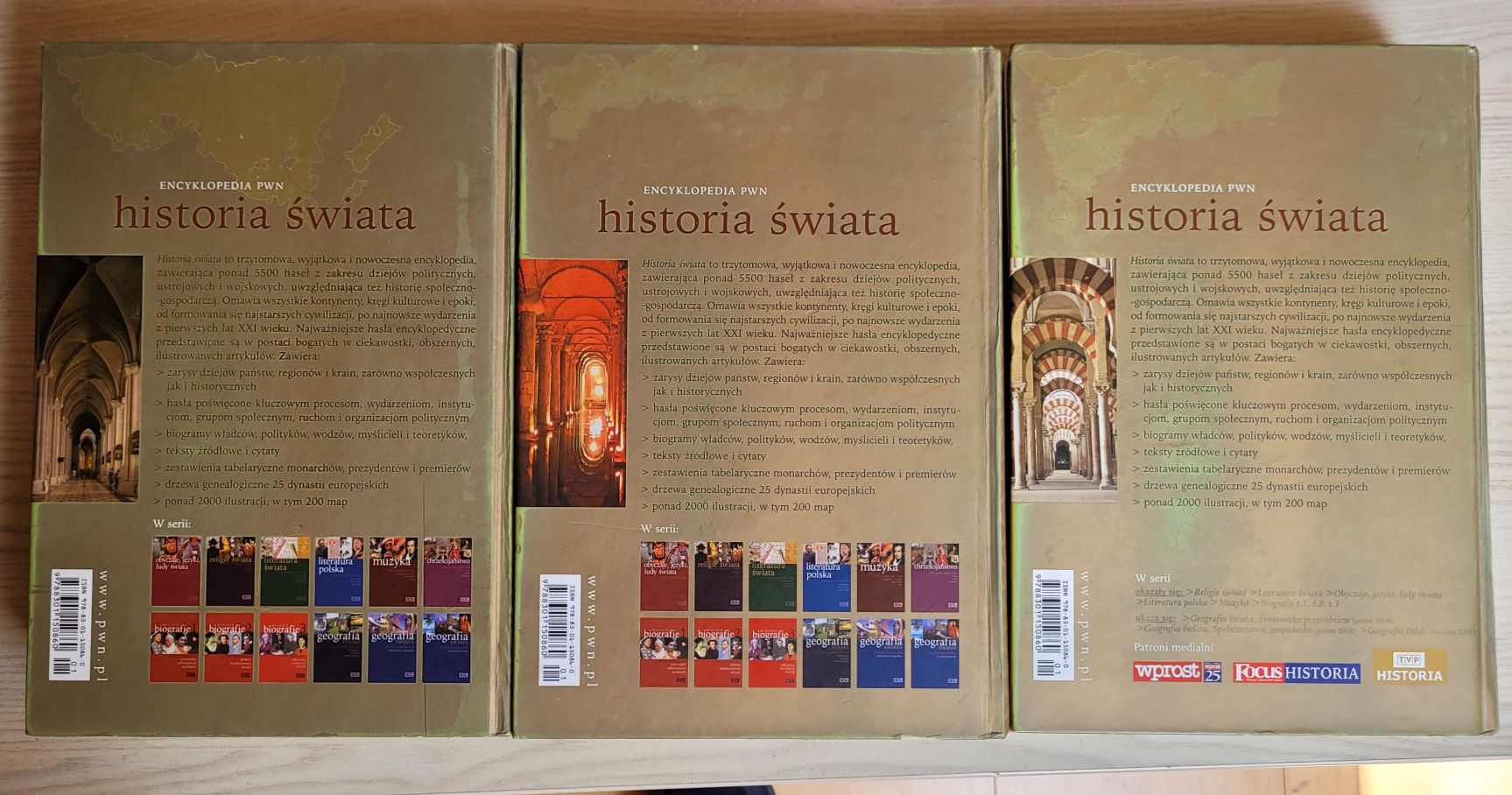 Historia Świata Encyklopedia PWN - 3 tomy