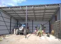 Wiata rolna garaż Konstrukcja skręcana 6,5 x 13m Hala Magazyn Blacha