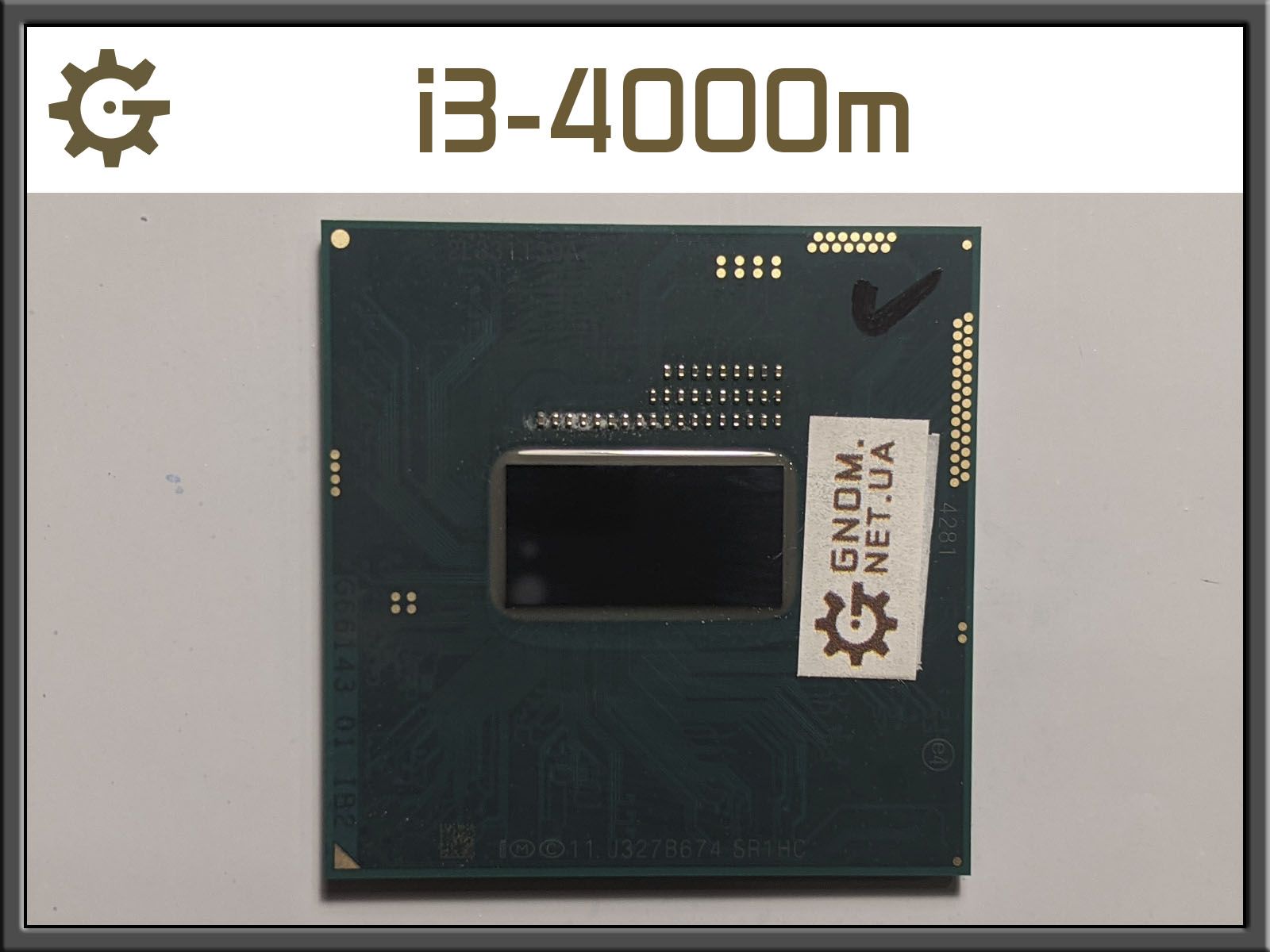Процессор Intel Core i3-4000m Intel 4gen G3 Haswell SR1HC rPGA946B 37W