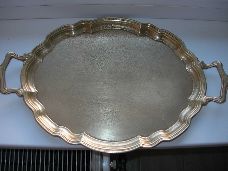 Таця з ручками, піднос, бронза, Німеччина