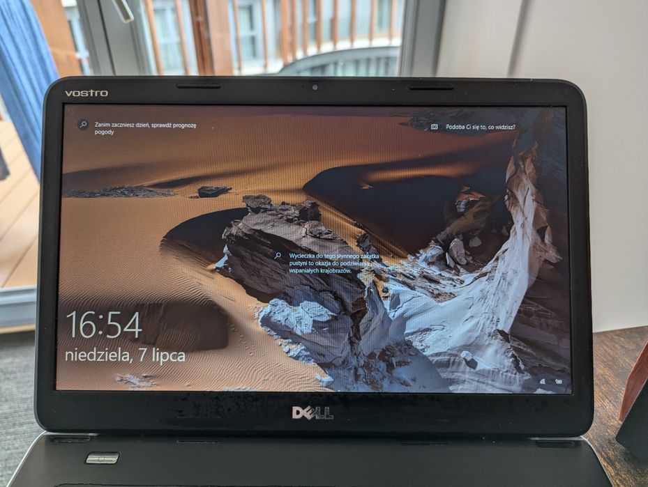 Laptop Dell Vostro 2520 i5-3210M 8GB 120GB SSD WIN 10 uszkodzony ekran