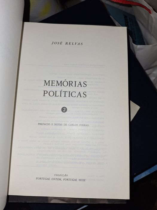José Relvas memórias politicas dois volumes