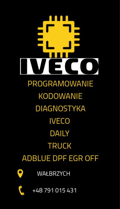 Iveco programowanie serwisowe, diagnostyka Wałbrzych