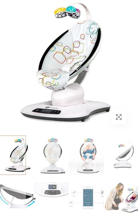 Крісло-гойдалка 4MOMS mamaRoo 4.0