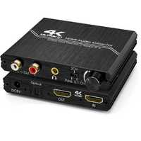 HDMI rozdzielacz audio 4K AUX Stereo RCA L/R konwerter