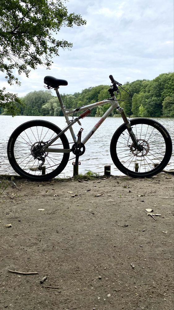 Rower Retro Full MTB Enduro - hydraulika air forks - handmade frame