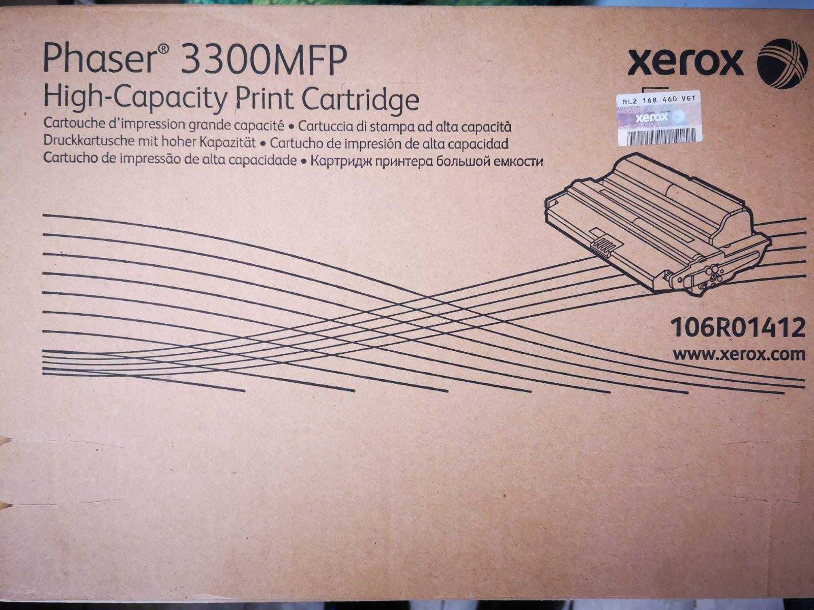 Новый картридж Xerox 3300 (106R01412) оригинал