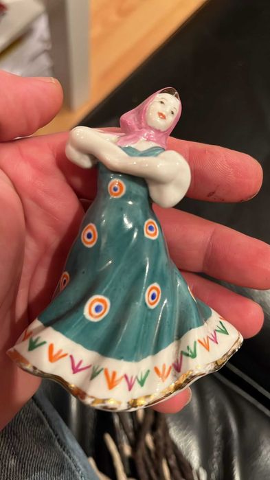 Статуэтки дулево, русский перепляс, 3 шт