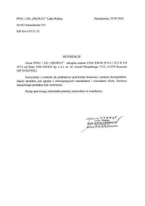 Cement workowany  CEM II/A-LL 42,5 R TIR Bochnia