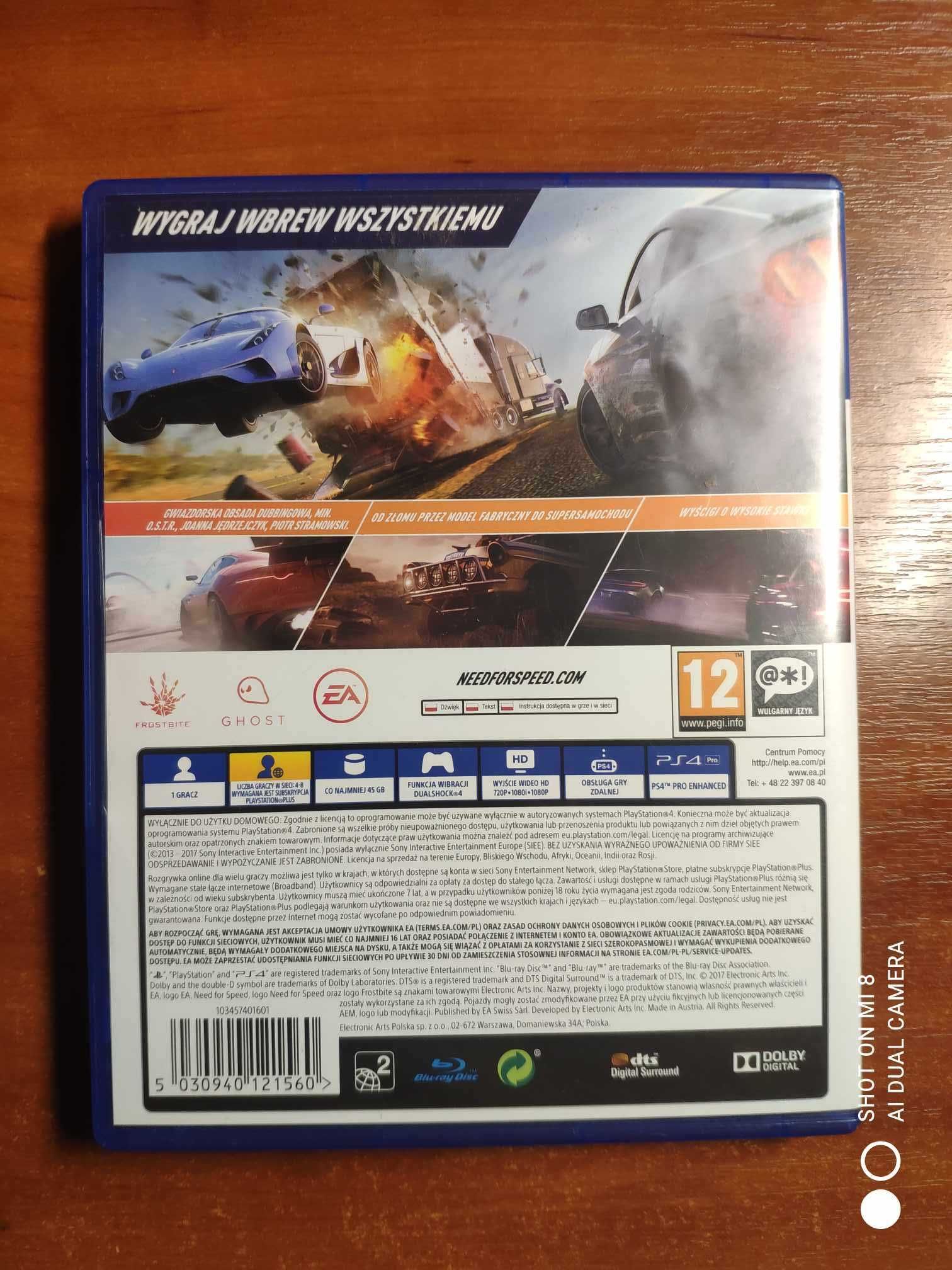 Need for speed PAYBACK PS4