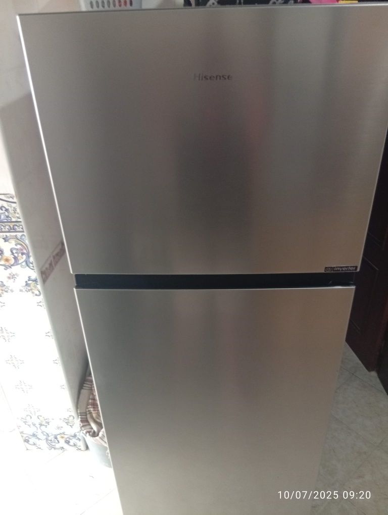 Geladeira inox grande