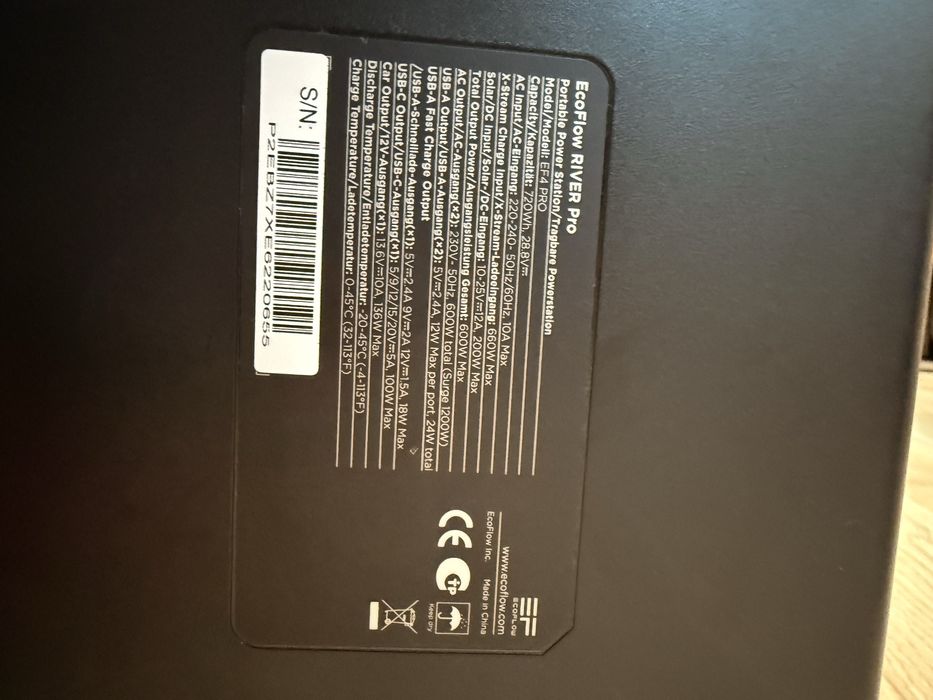 Ecoflow River Proзарядна станція