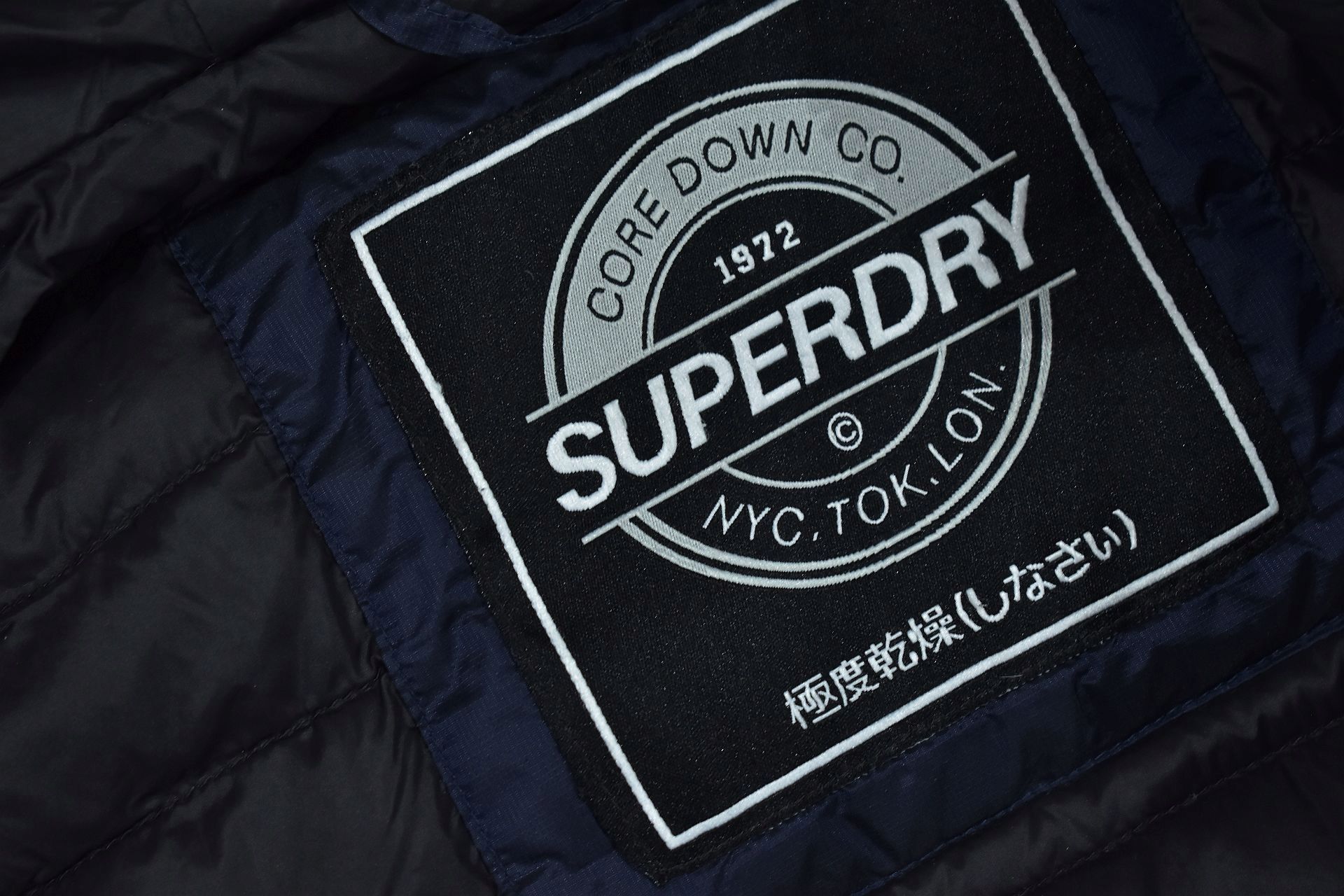 SUPERDRY Lekko Ocieplana Kurtka Damska Pikowana 38