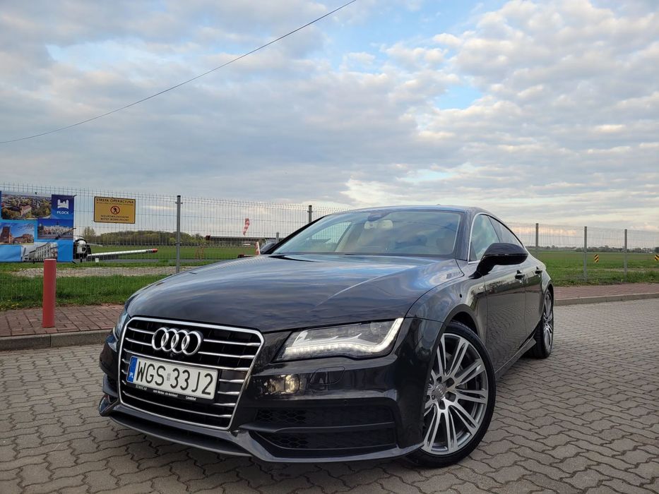 Audi A7 Sportback S-Line+313 biturbo+masaże+aktywny wydech+fakturaVAT+full LED+pneumatyk