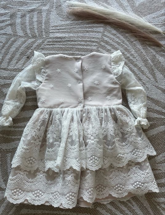 Śliczny zostaw Boho do chrztu dla dziewczynki