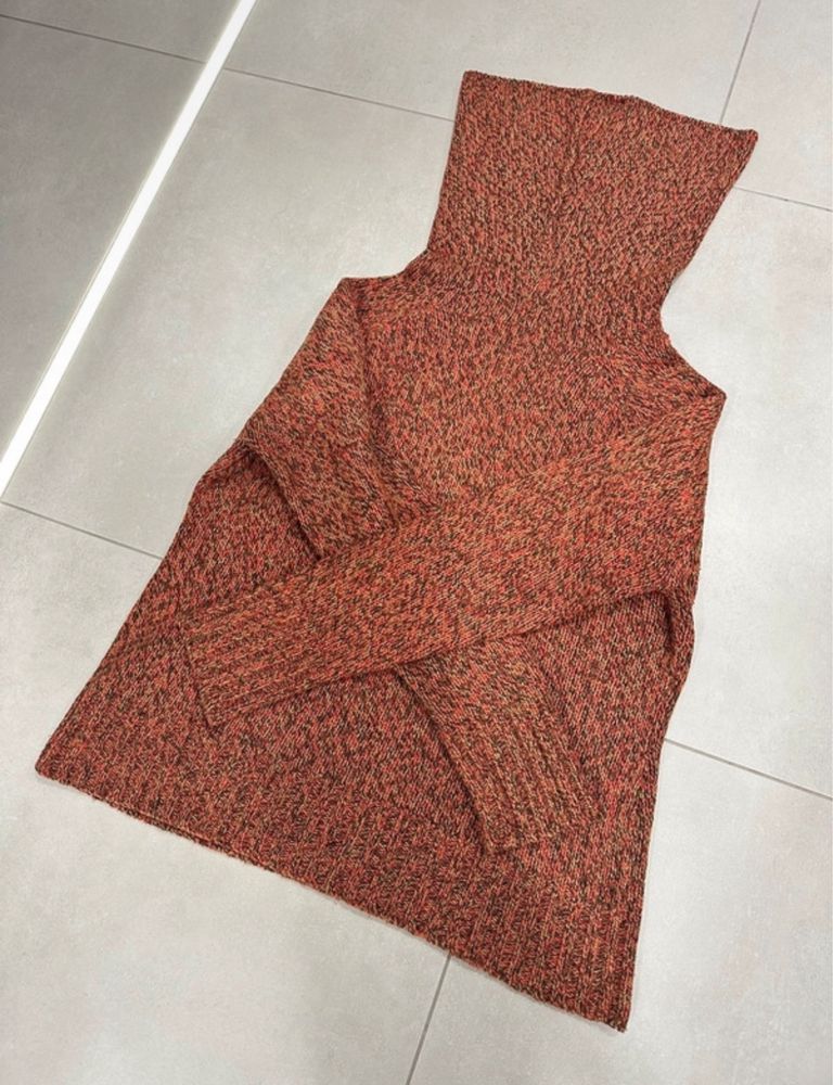 Sweter golf ciepły idealny na zimę oversize XXXL