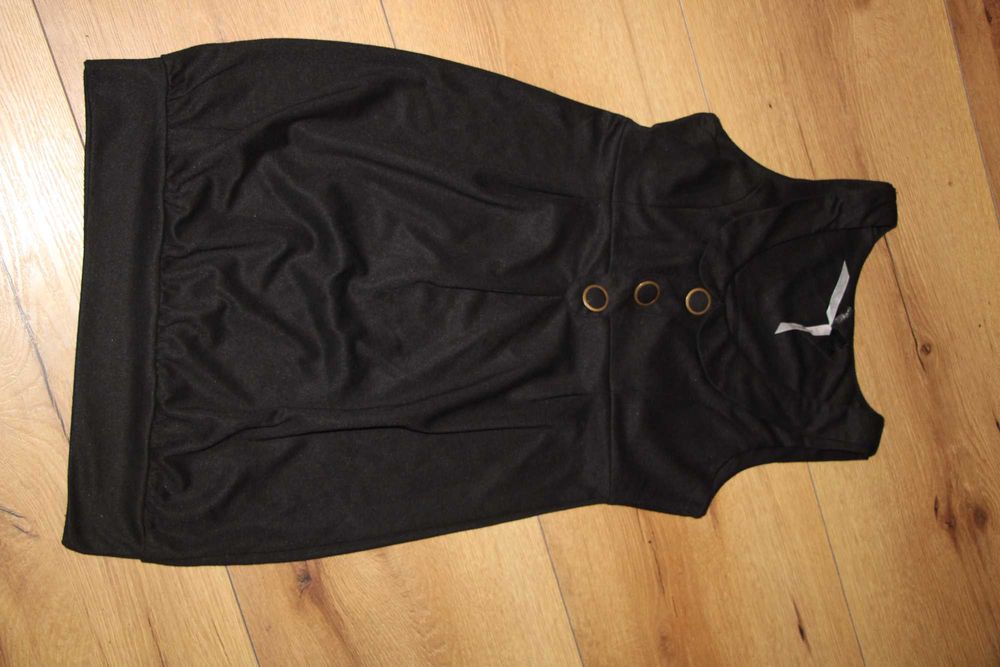 Bluzka ciążowa tunika Atmosphere sukienka S lub XS czarna