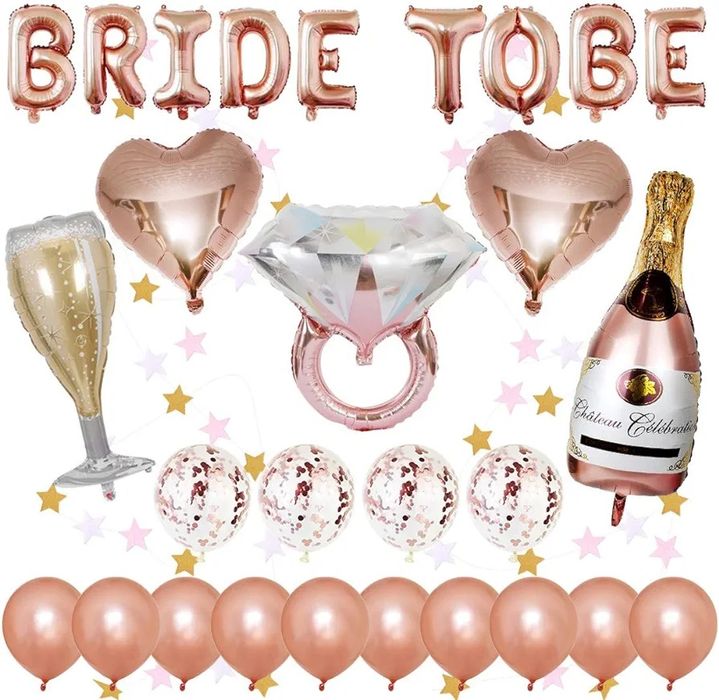 Despedida de solteira - decoração "Bride to Be"    NOVO - ENVIO GRÁTIS