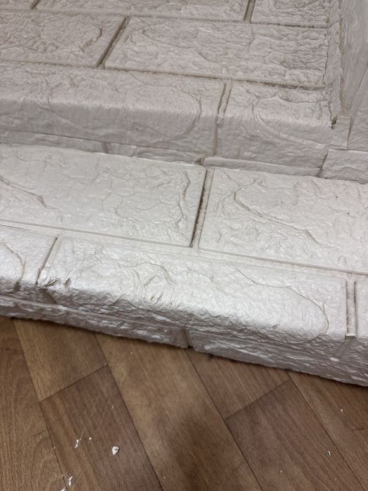 Камін декоративний білий