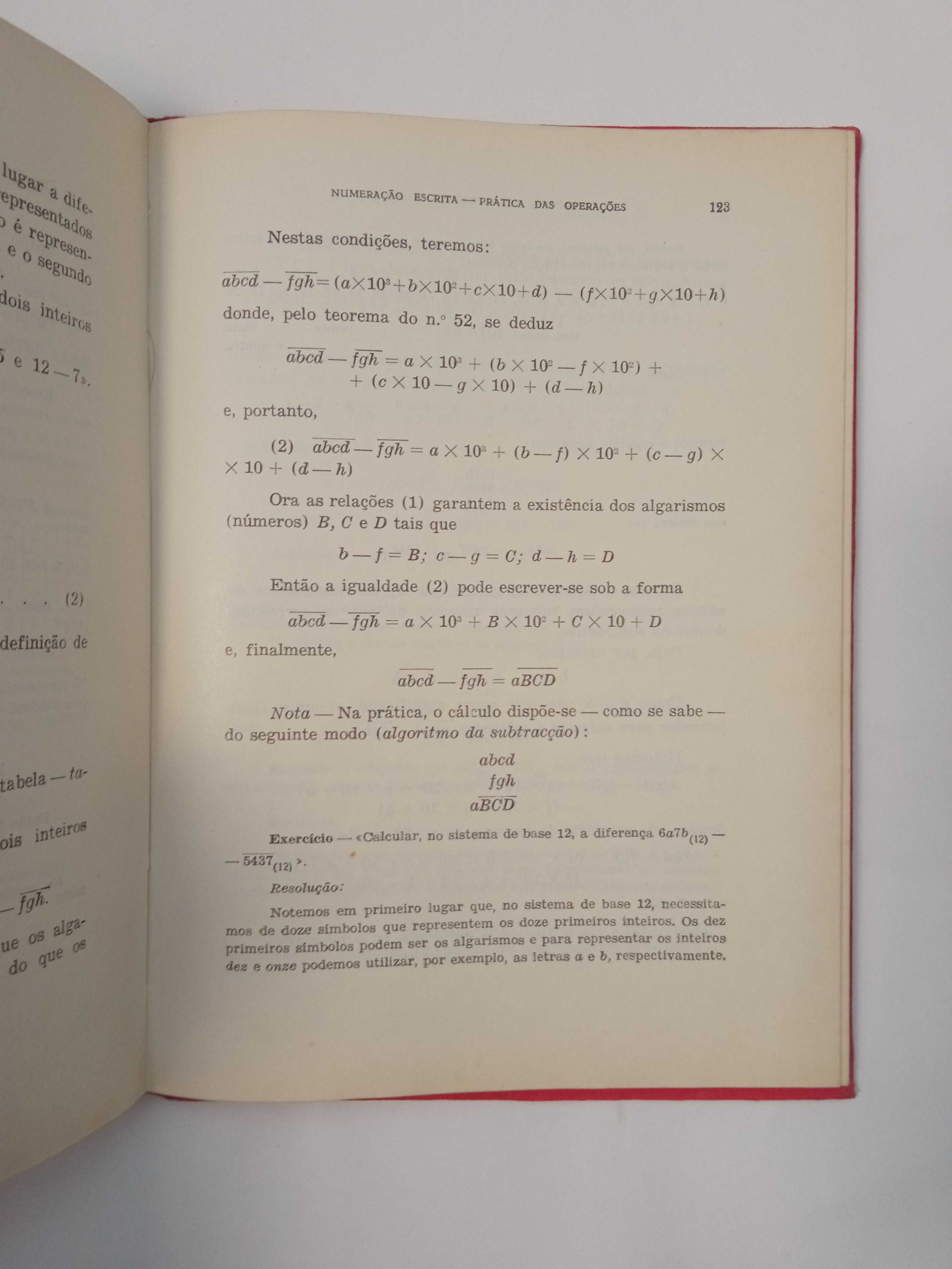 Compêndio de Aritmética Racional, de J. Jorge G. Calado