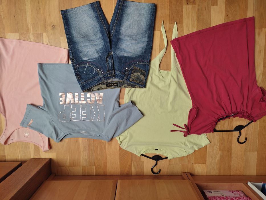 4 sztuki bluzka Cool Club Smyk rozm 158/ 164 spodenki XS 34/36