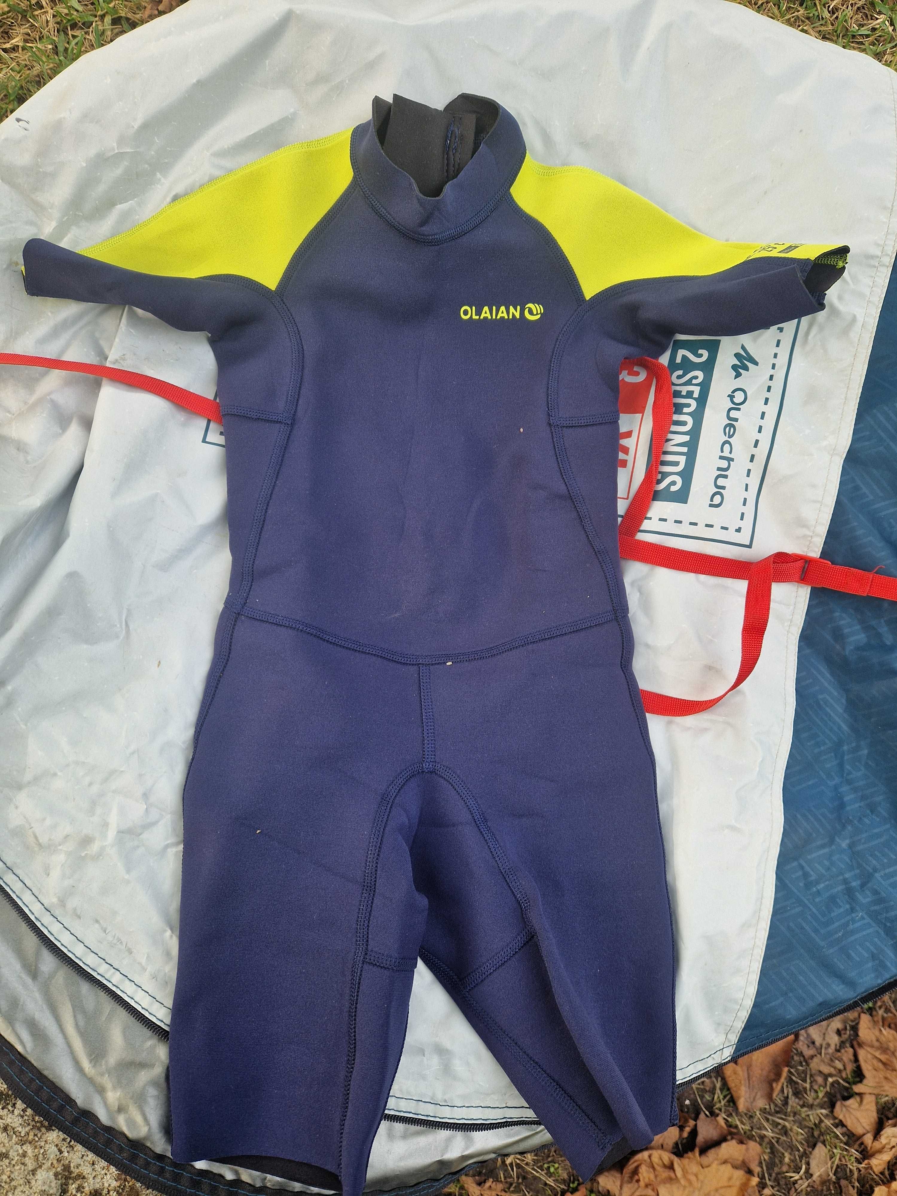 Fato mergulho neoprene criança Decathlon NOVO