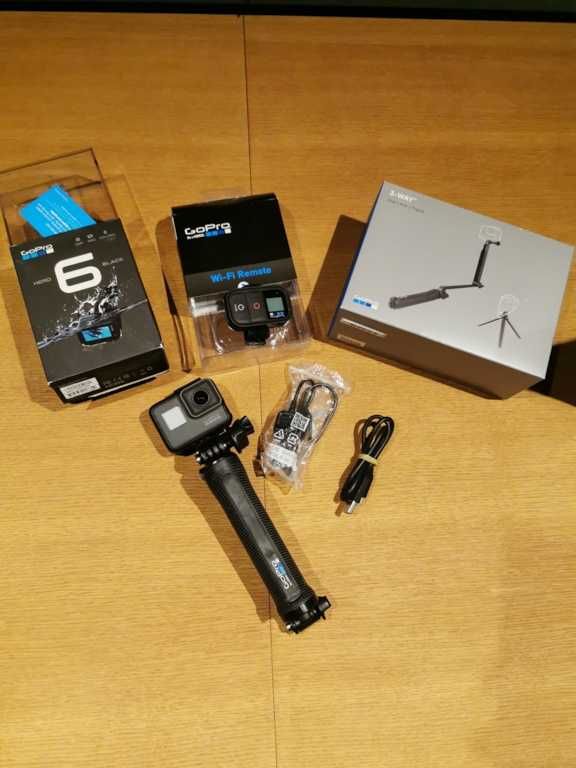 Kamera Sportowa GoPro Hero 6 Black i akcesoria