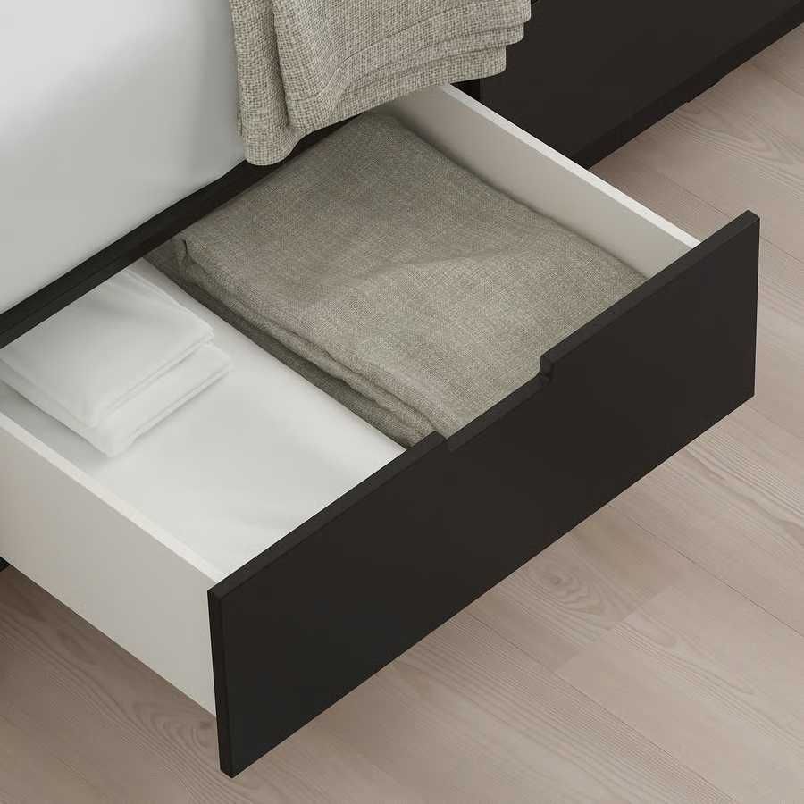 NORDLI łóżko i VALEVÅG- materac