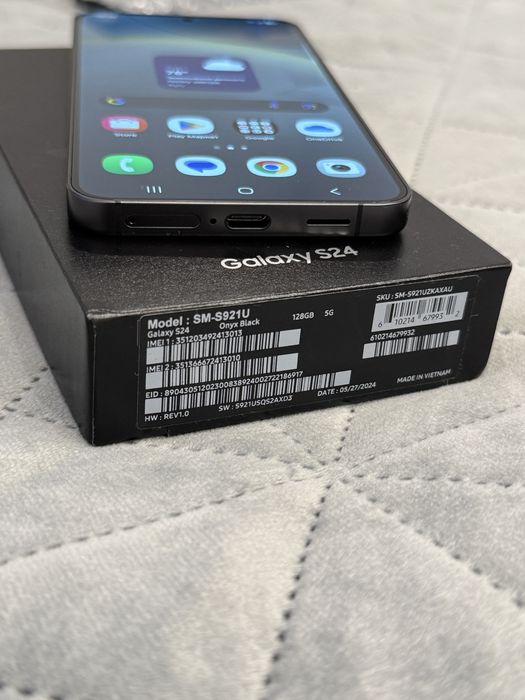 Samsung S24 8/128GB Onyx Black Новий (Snapdragon 8 Gen 3, T-Mobile)