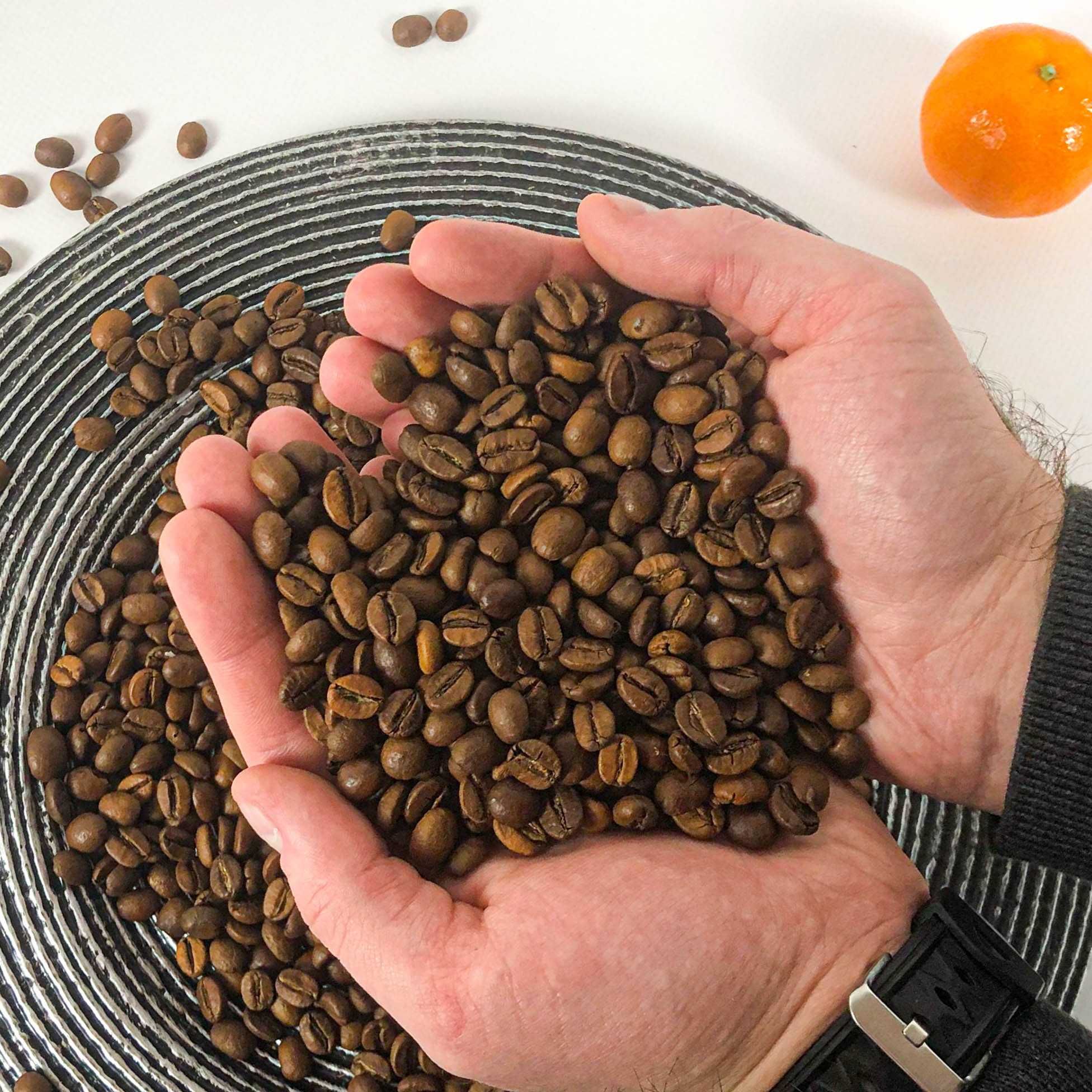 НАРОДНИЙ ВИБІР! Свіжообсмажена фермер кава в зернах купаж 70%30% 1 кг