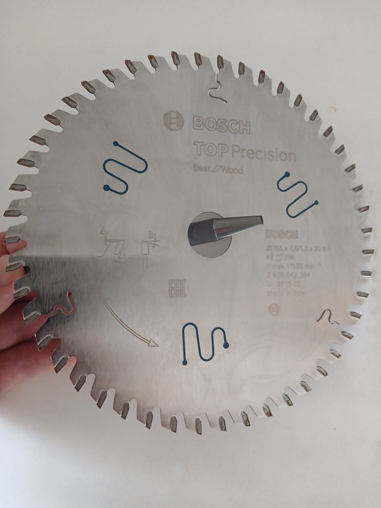 Пильный диск Bosch Top Precision Best for Wood 165х20х1.8/1.3 мм, 48HW