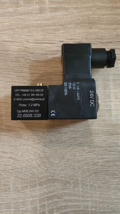 Zawór MVB 24VDC 22.0508.32B z cewką 24VDC Prema