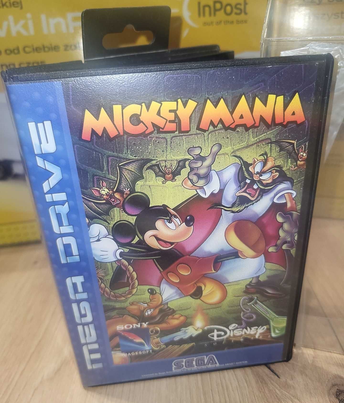 Gra Mickey Mania - SEGA Mega Drive - BDB- stan Komplet +Protektor