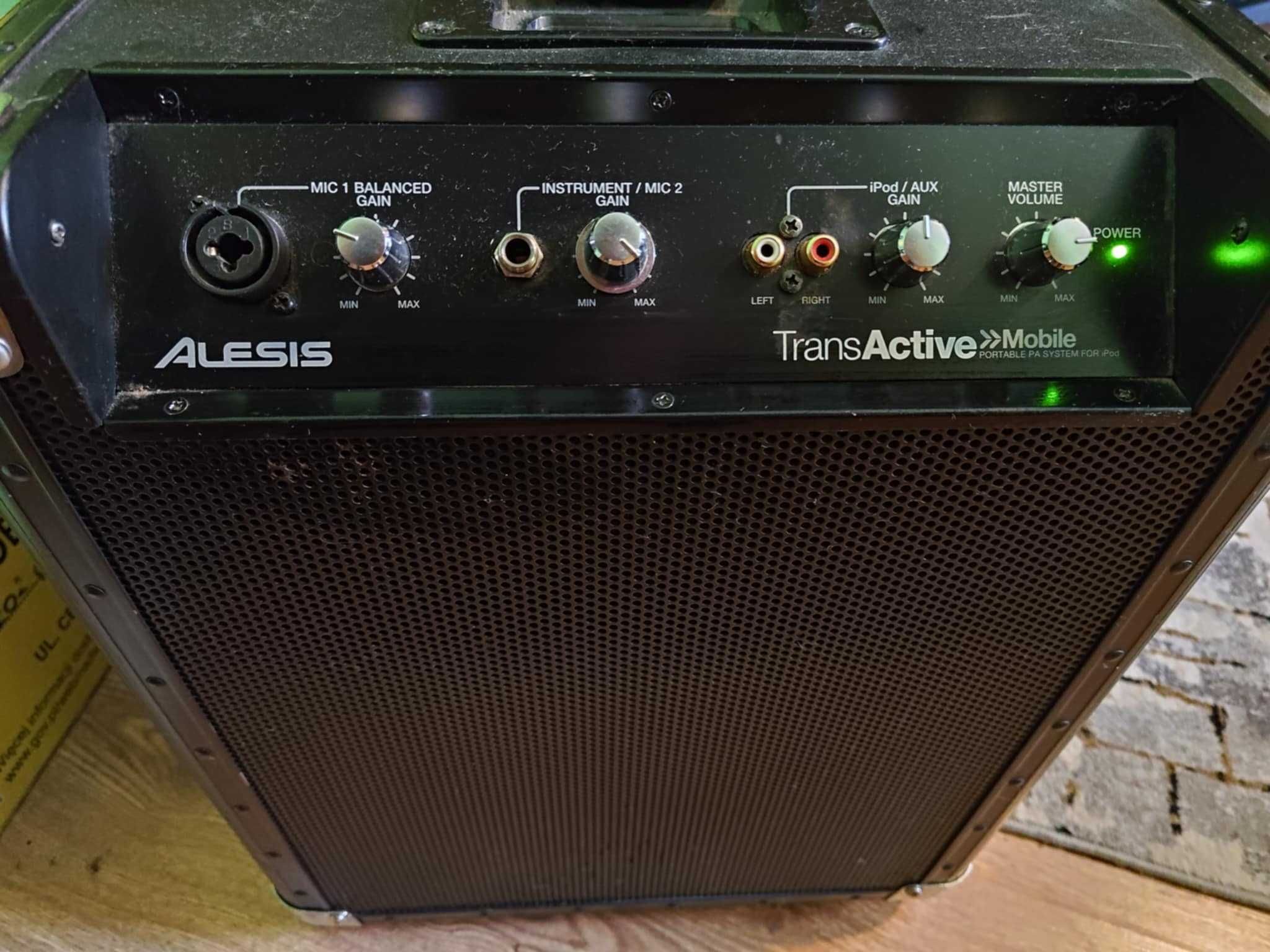 Alesis Trans Active Mobile Portable PA Speaker System Combo gitarowe