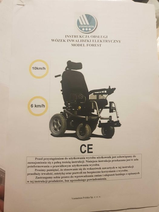 Inwalidzki wózek elektryczny