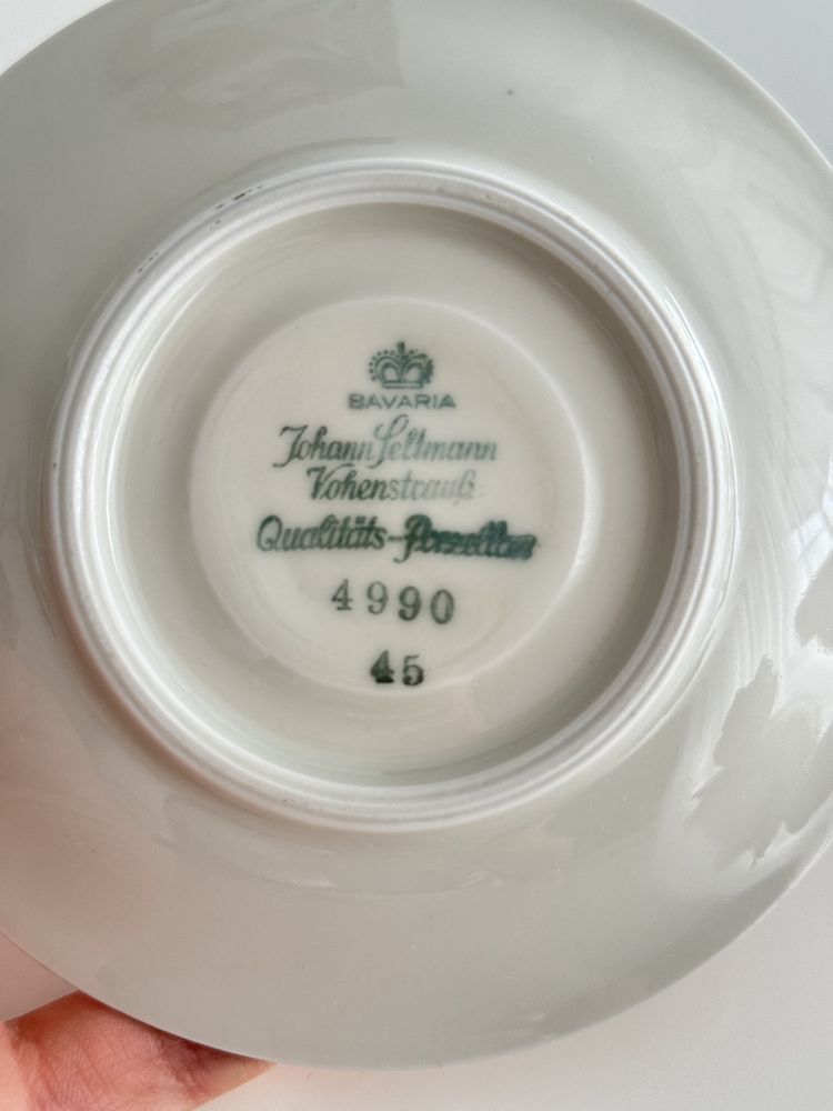 Kolekcjonerska Mokka Seltmann Vohenstauß porcelana
