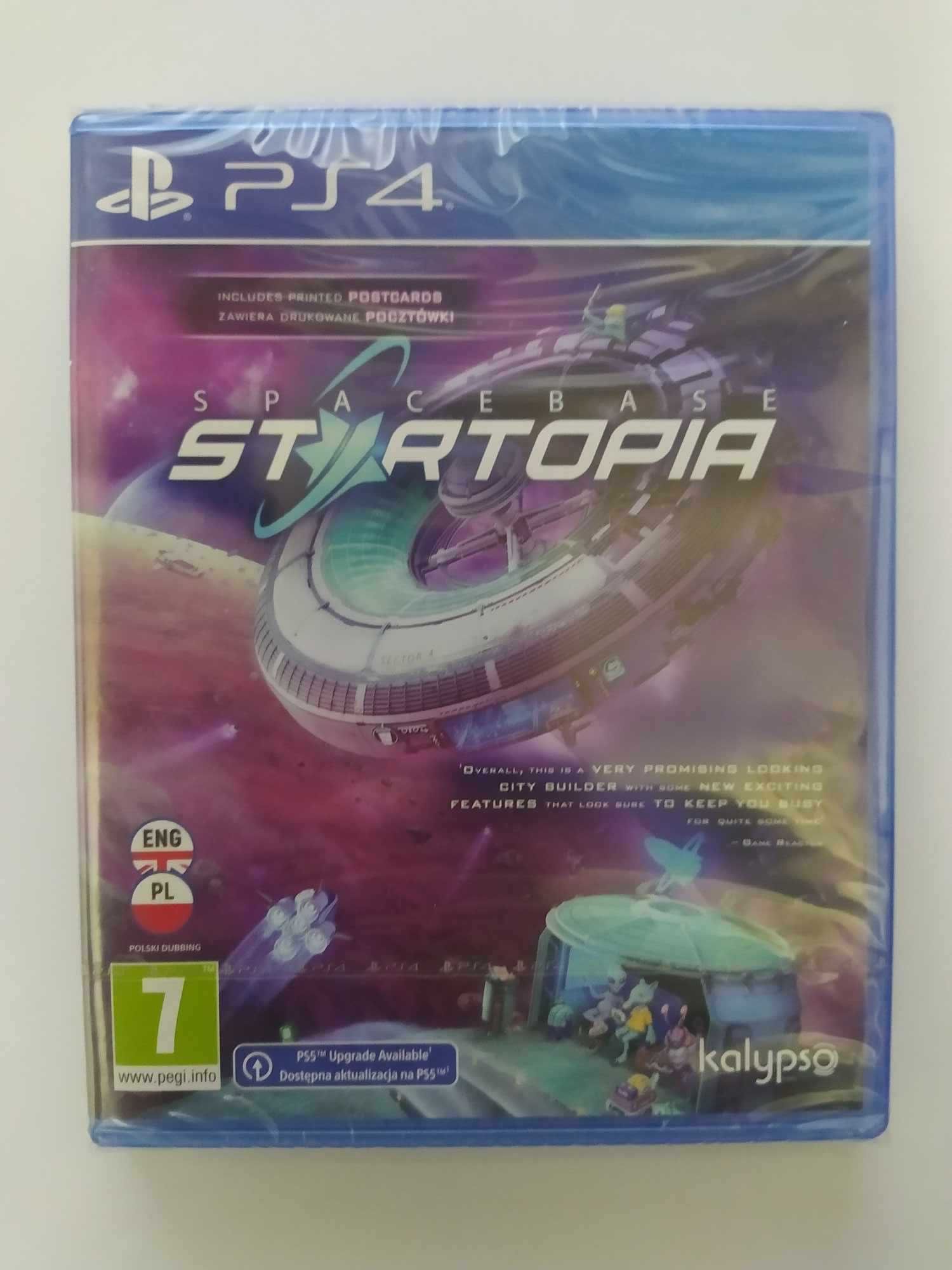 NOWA Spacebase Startopia PS4 Polska wersja gry folia