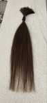 Wlosy naturalne europejskie 60g 40cm ciemny braz