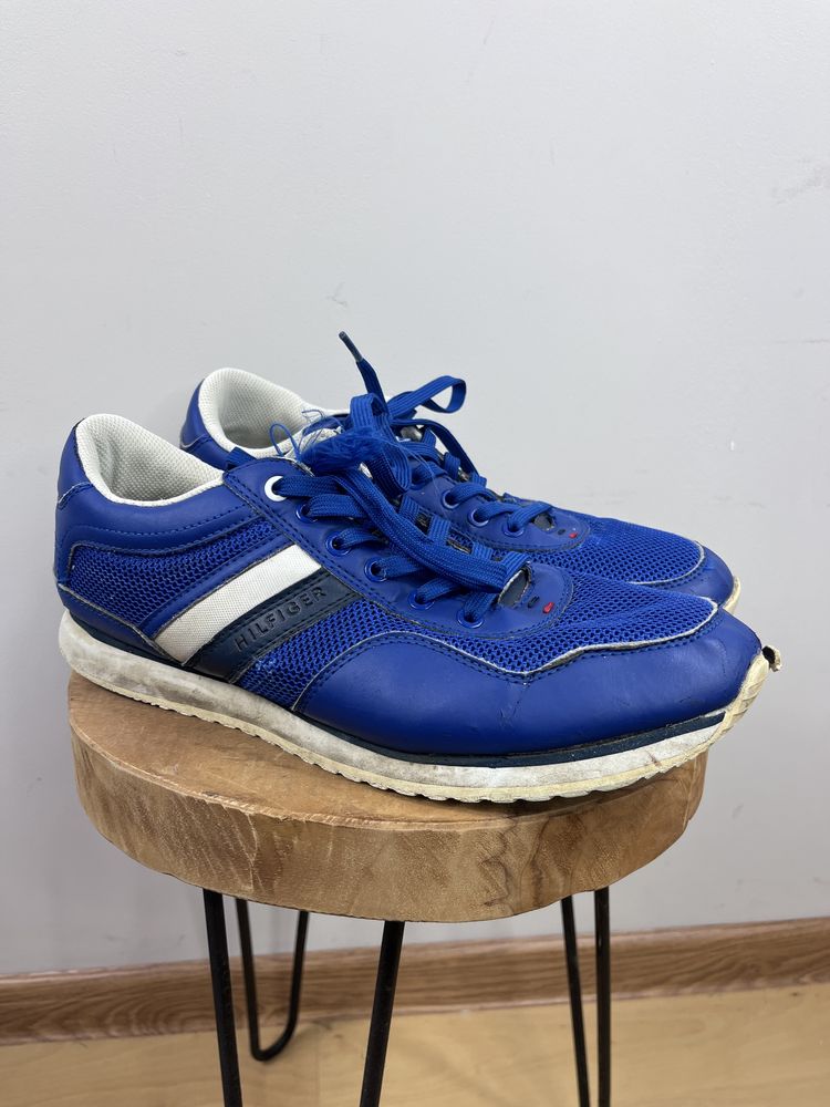 Niebieskie granatowe buty sportowe męskie Tommy Hilfiger rozmiar 44,5
