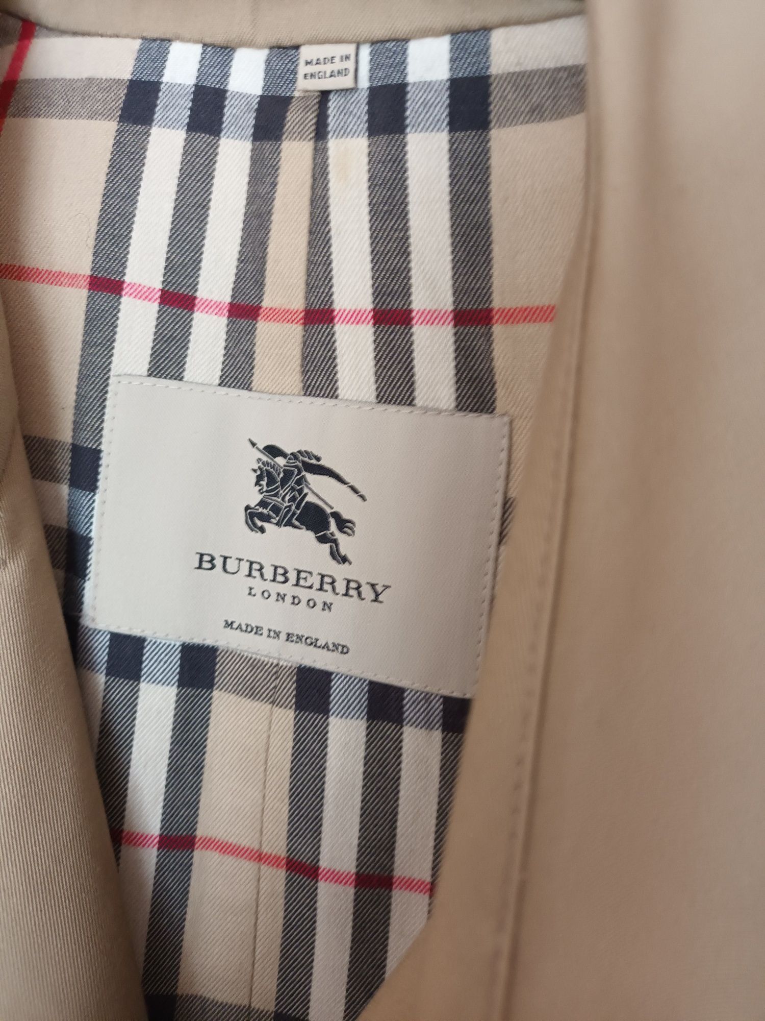Pisz sms..Płaszcz Burberry,ang, męski kolor beżowy