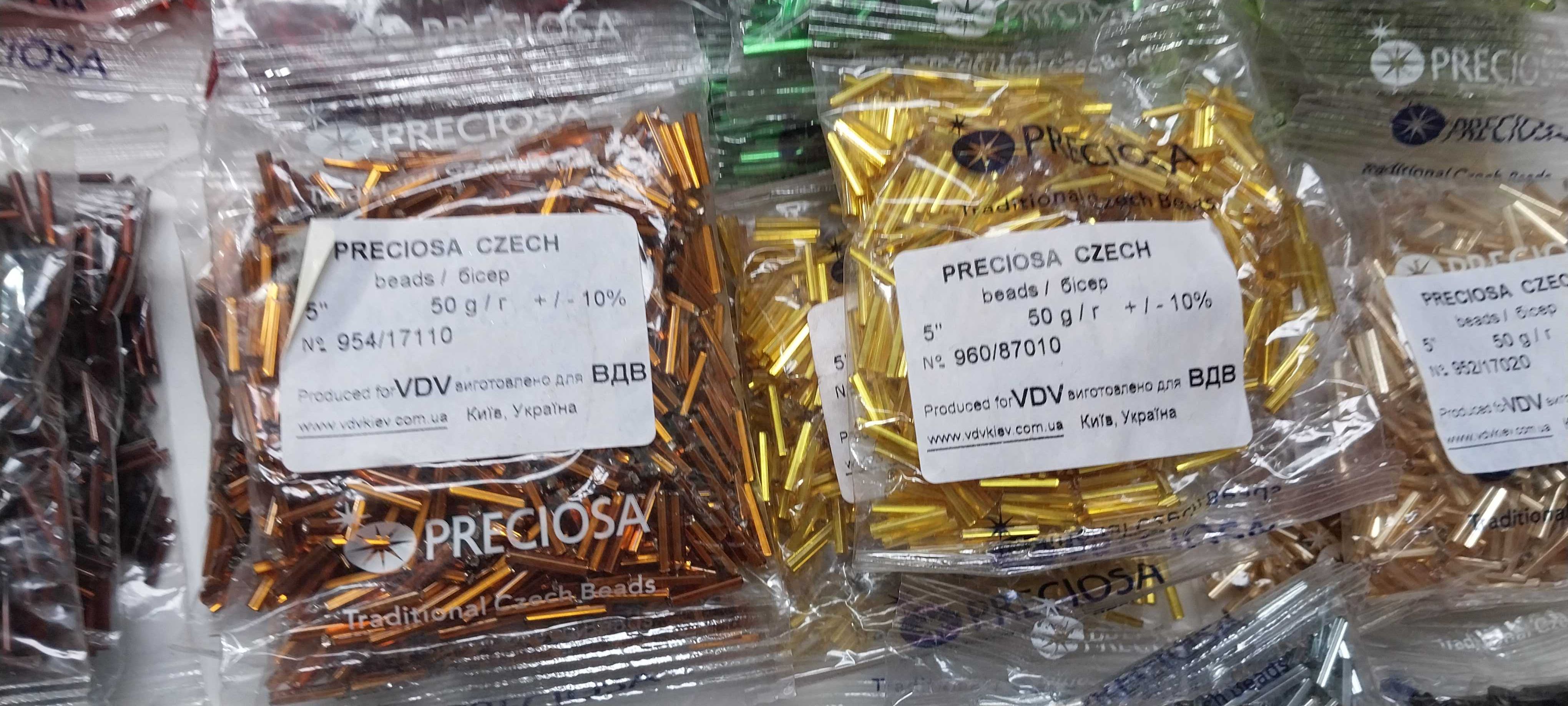 Стеклярус 12 мм , Чехія